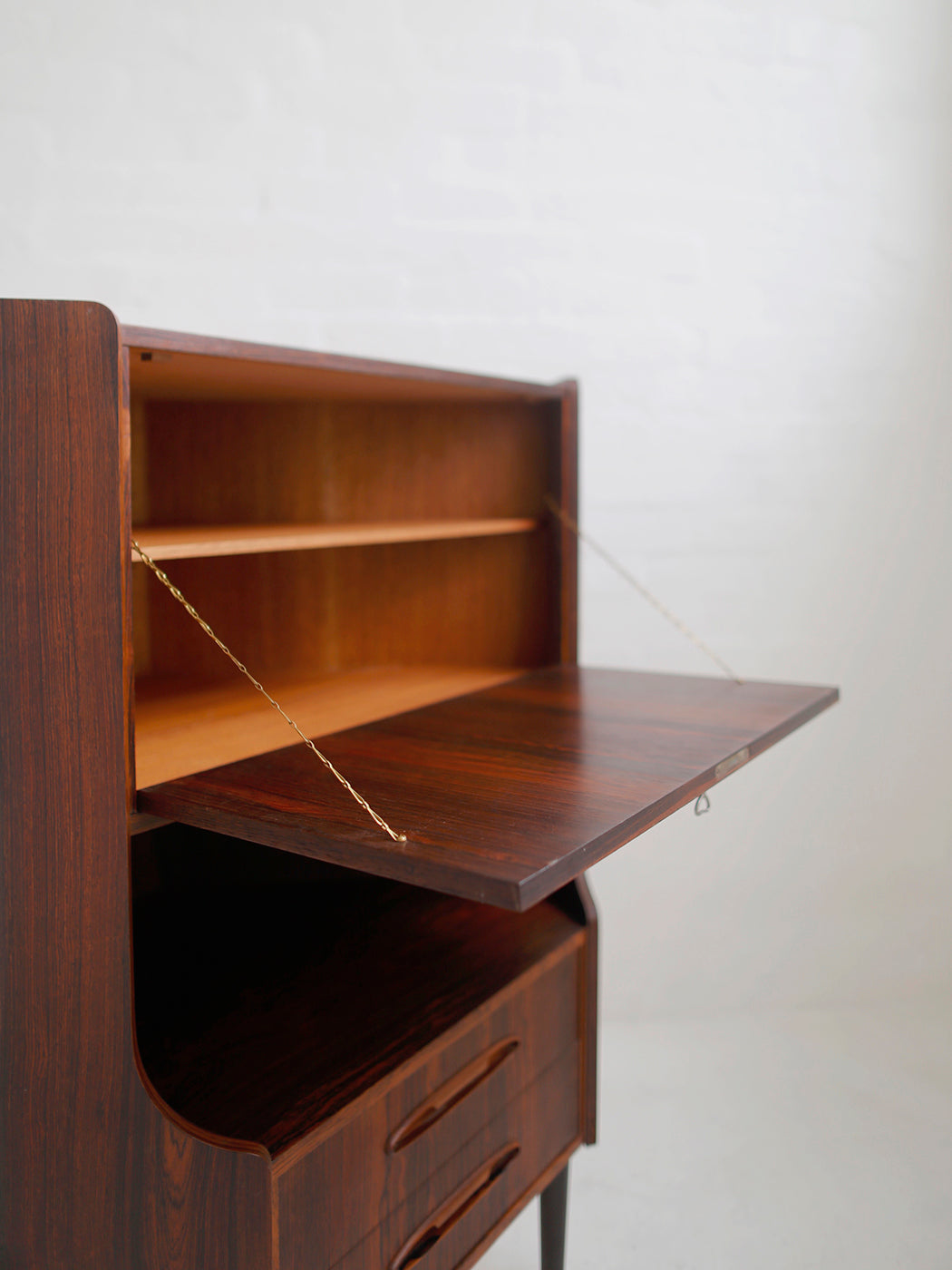 Rosewood Danish Corner Cabinet