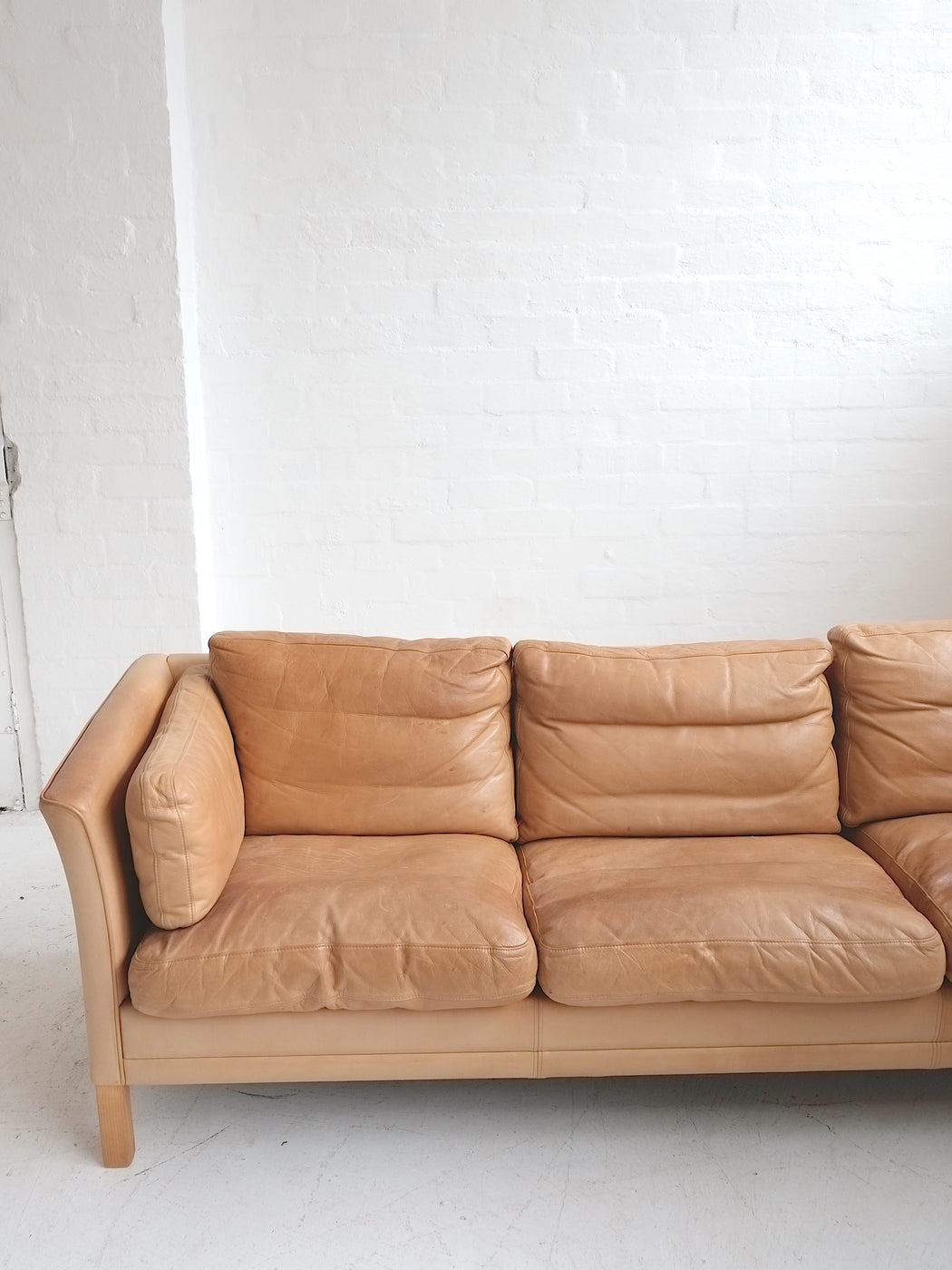 Mogens Hansen Leather Sofa
