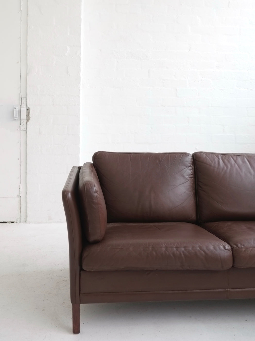 Mogens Hansen Leather Sofa