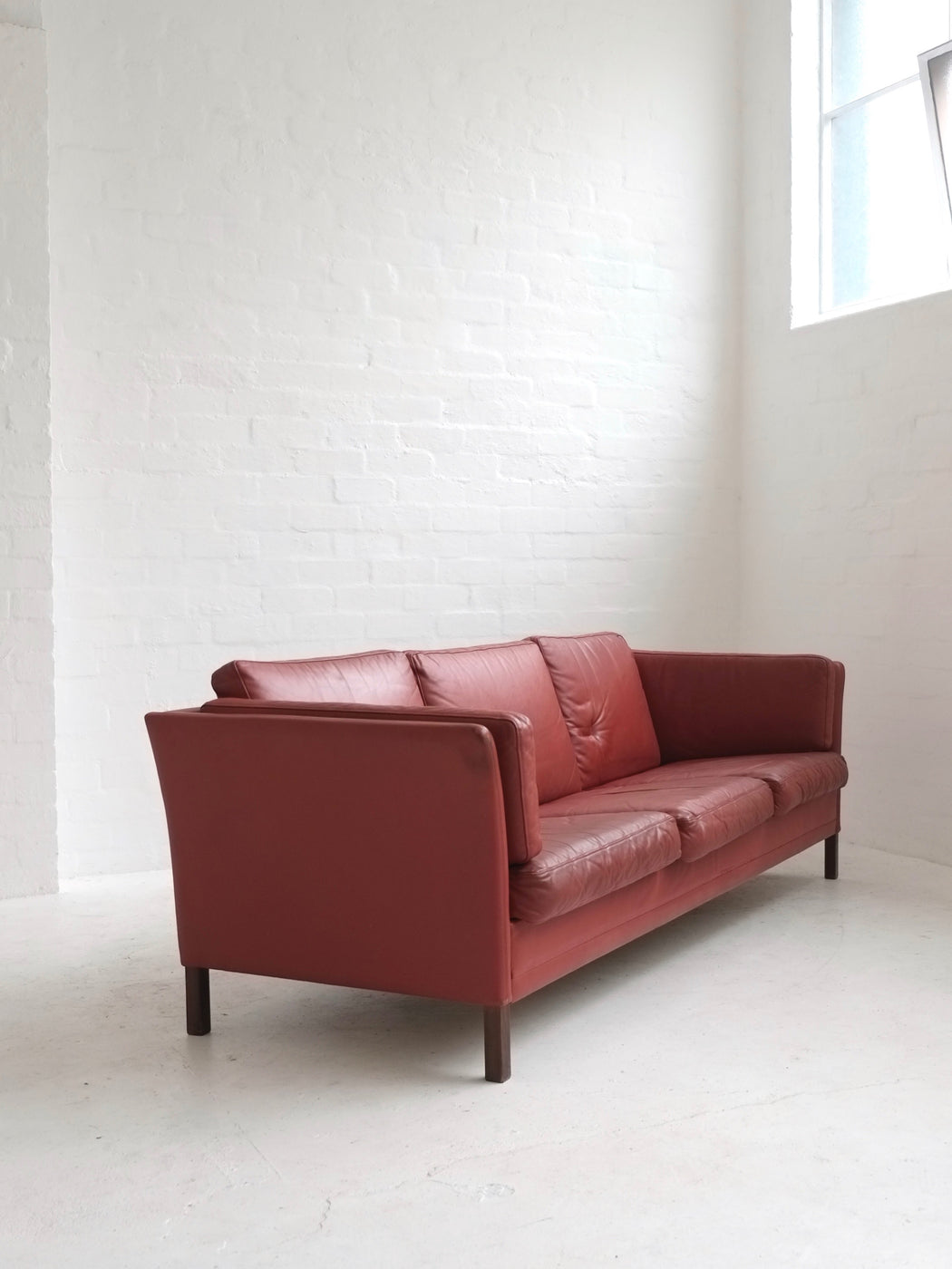 Mogens Hansen Leather Sofa