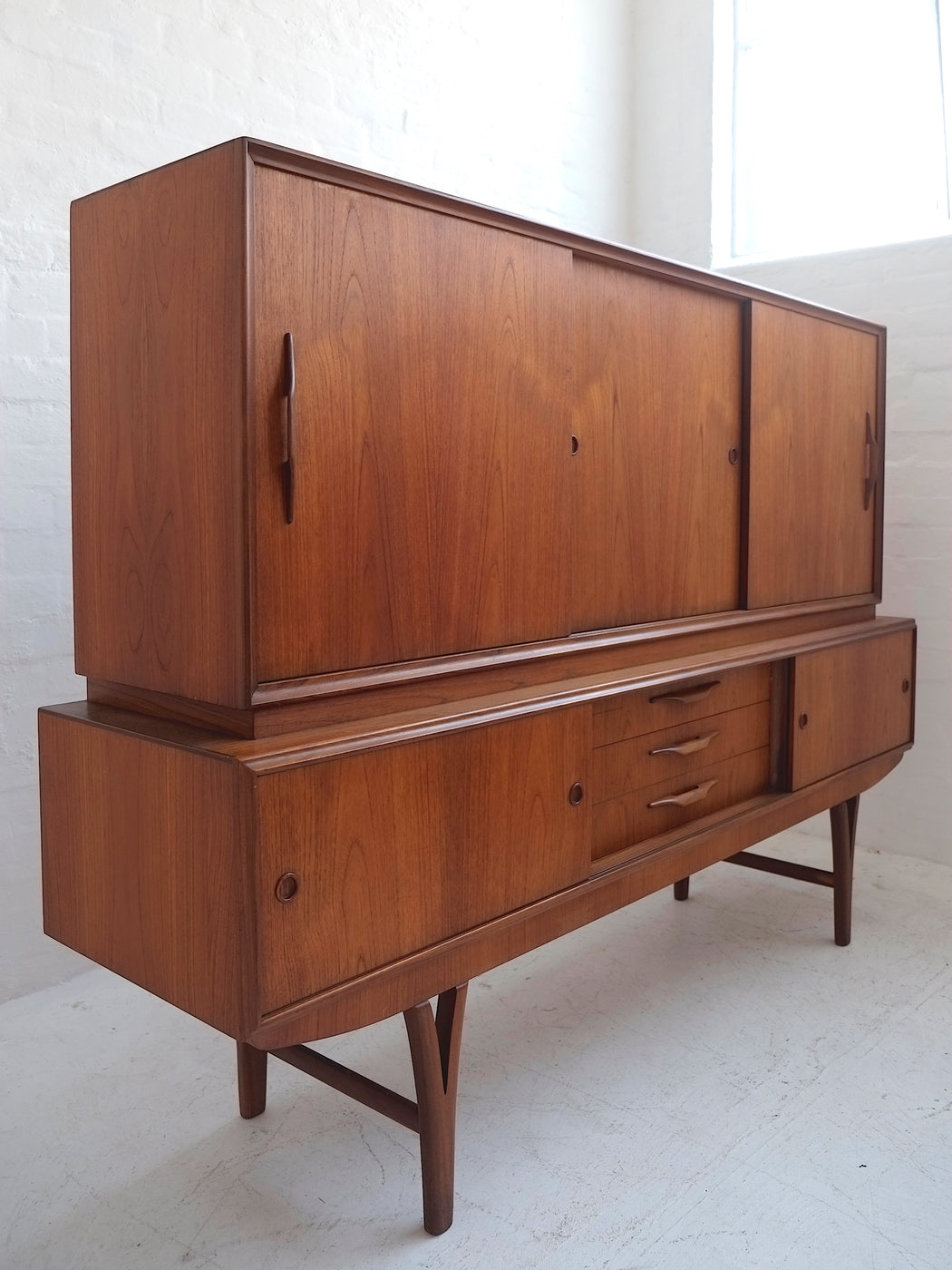 Danish Teak Highboard