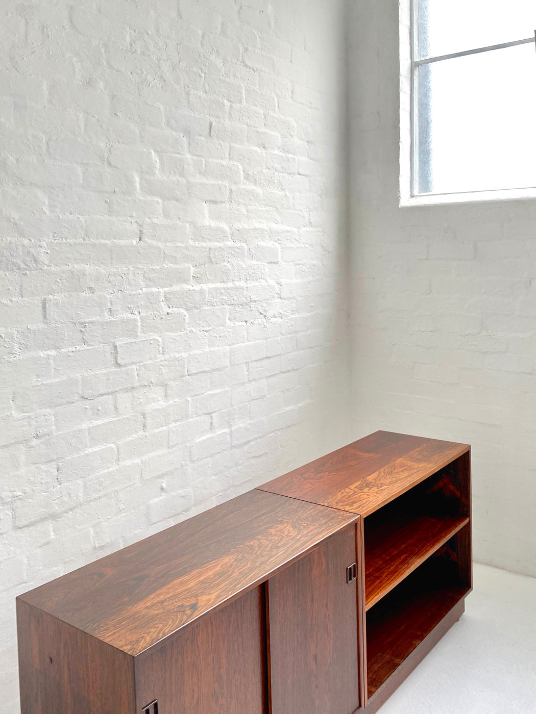 Pair Danish Rosewood Cabinets