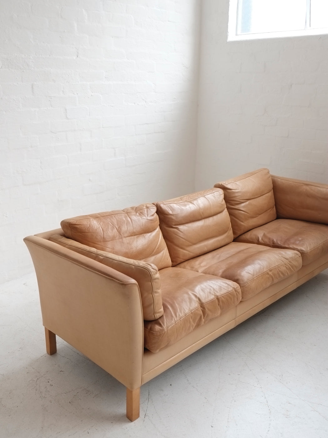 Mogens Hansen Leather Sofa