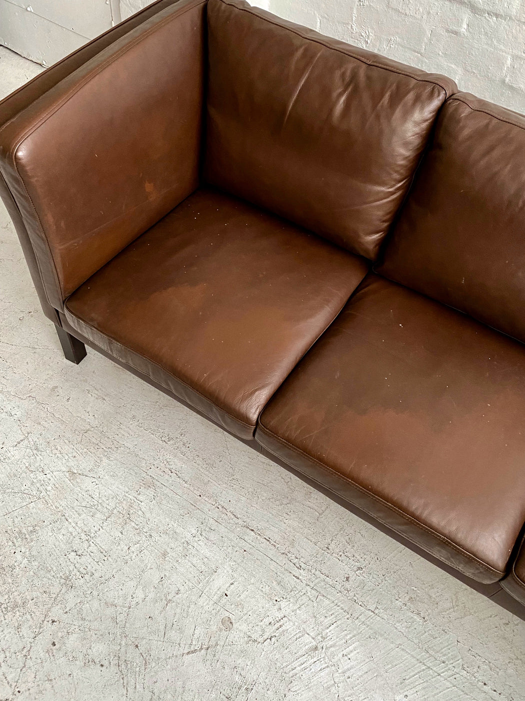 Danish Leather Sofa