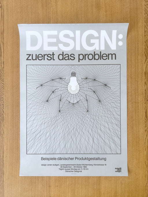 1983 Design And Industrial Creativity Exhibition Stuttgart Poster