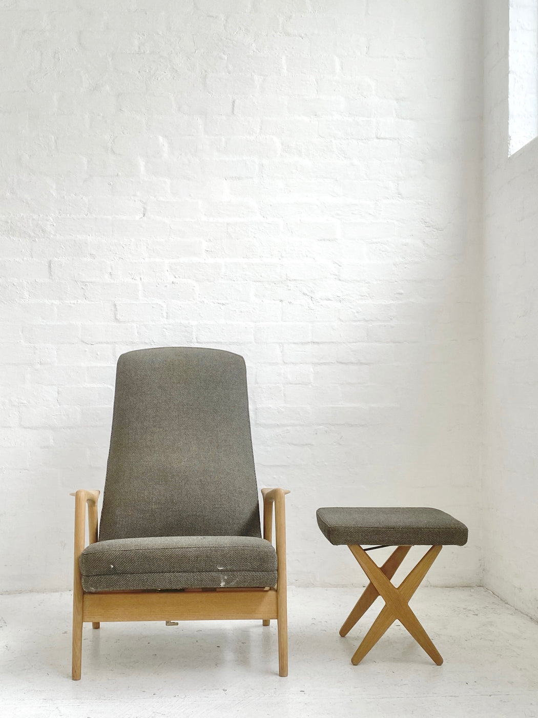 Folke Ohlsson Recliner & Footstool