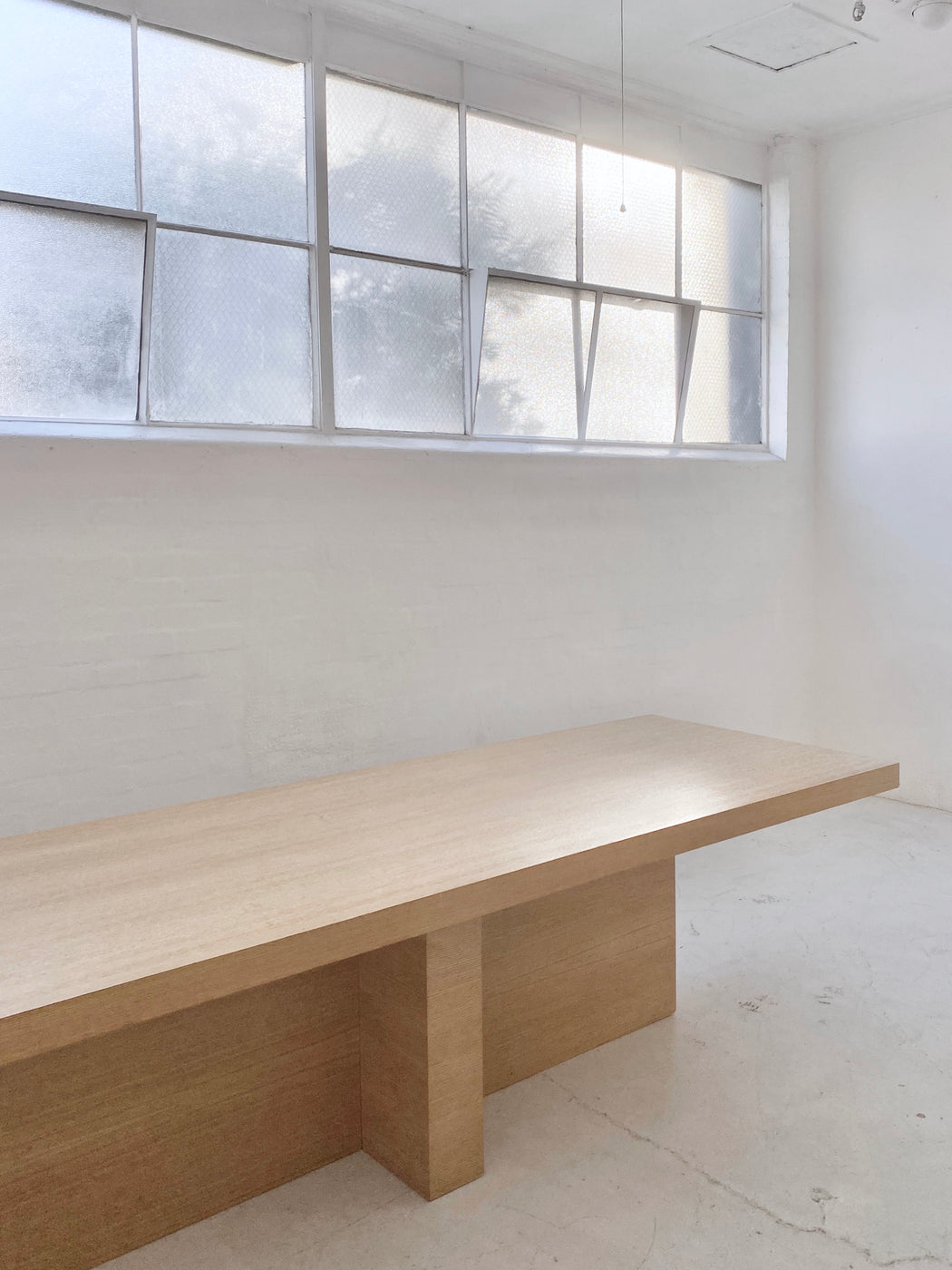 Large Danish Oak Dining Table