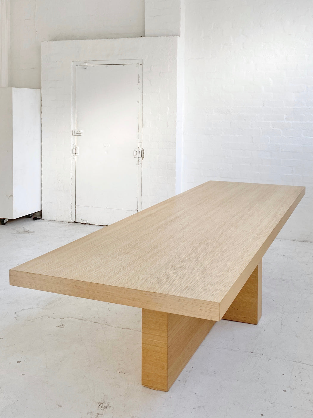 Large Danish Oak Dining Table
