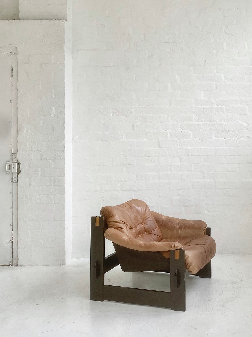 Danish Leather Sling Chair