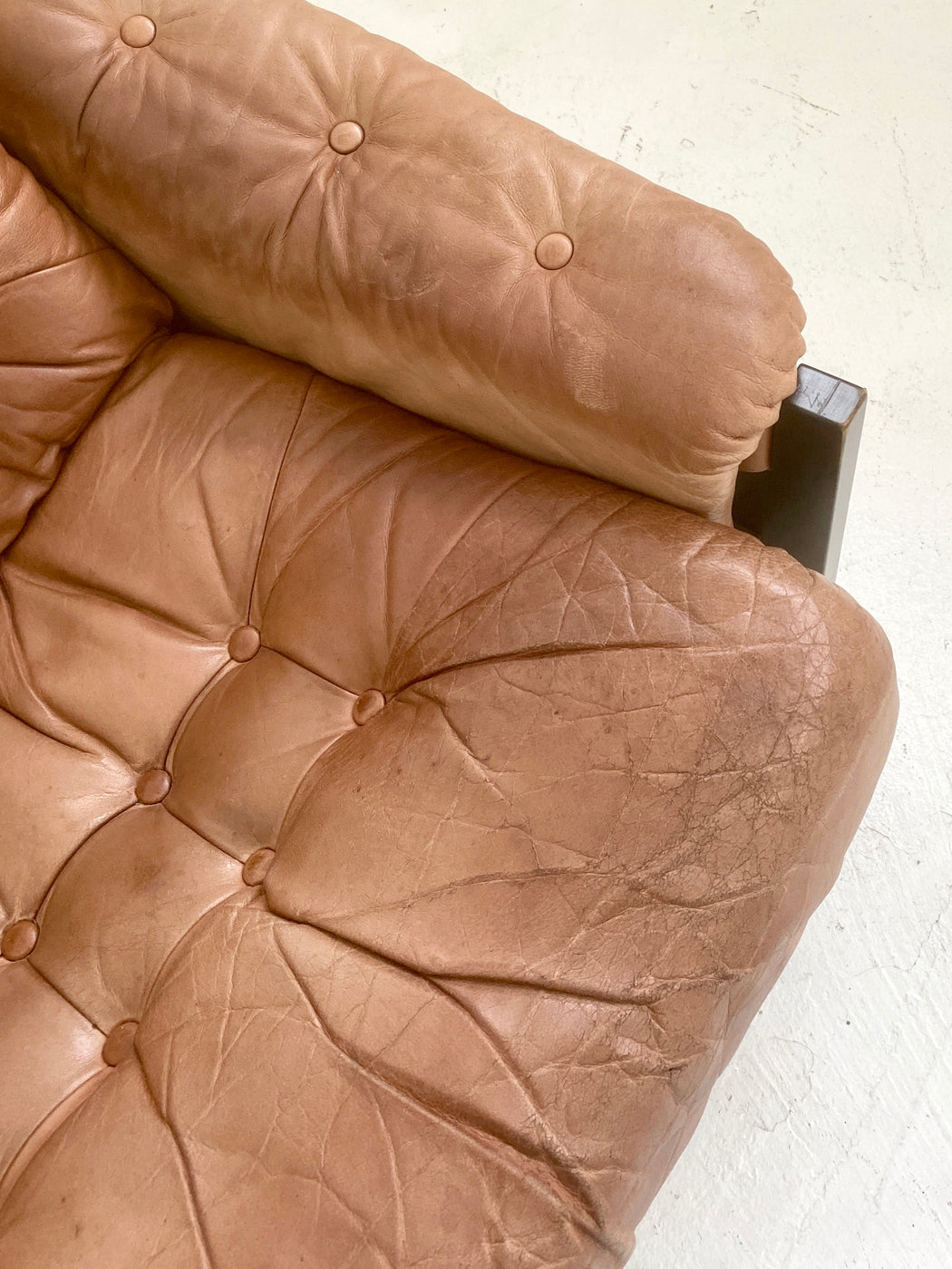 Danish Leather Sling Chair