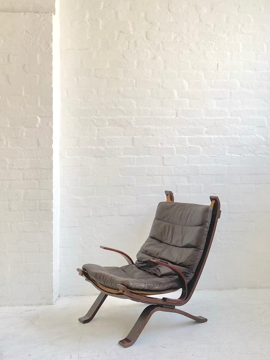 Danish Leather Sling Chair
