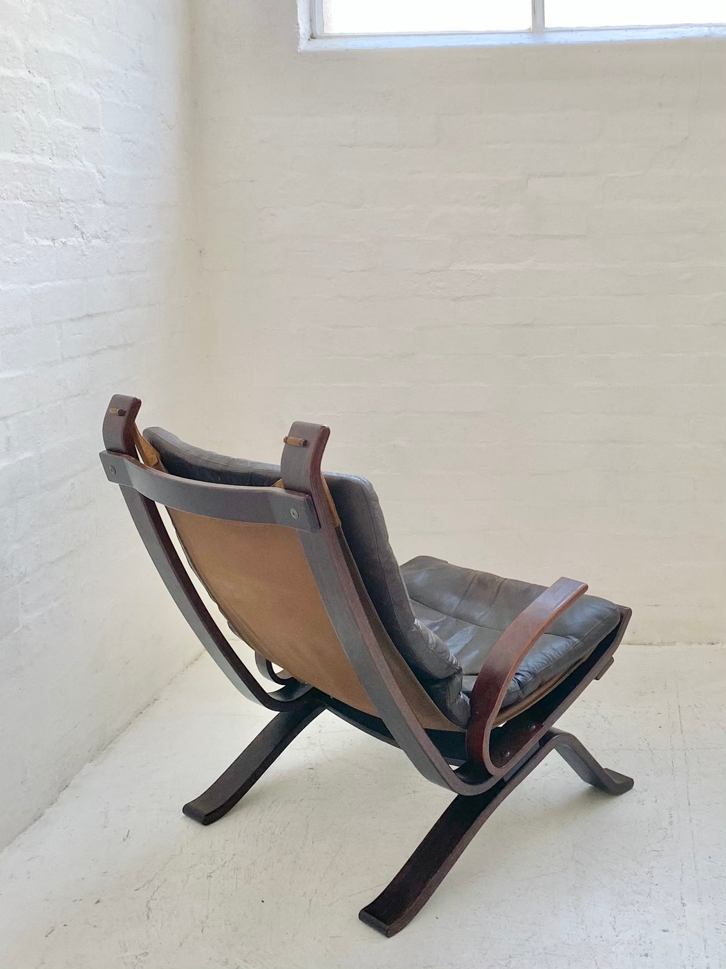 Danish Leather Sling Chair