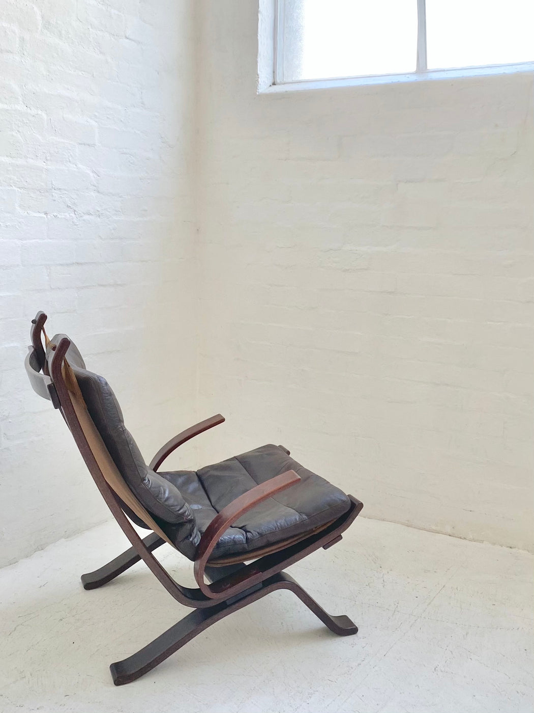 Danish Leather Sling Chair
