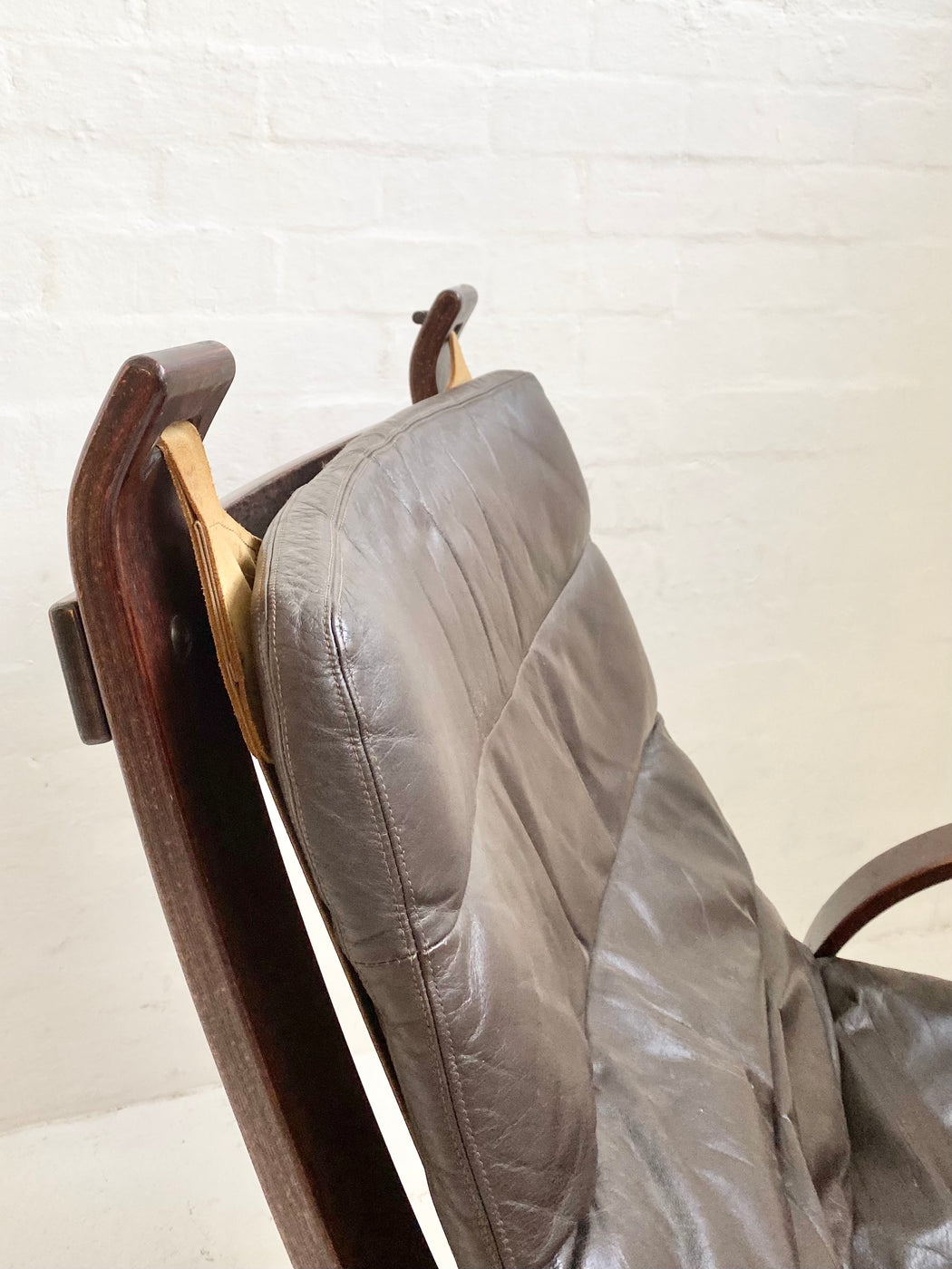 Danish Leather Sling Chair