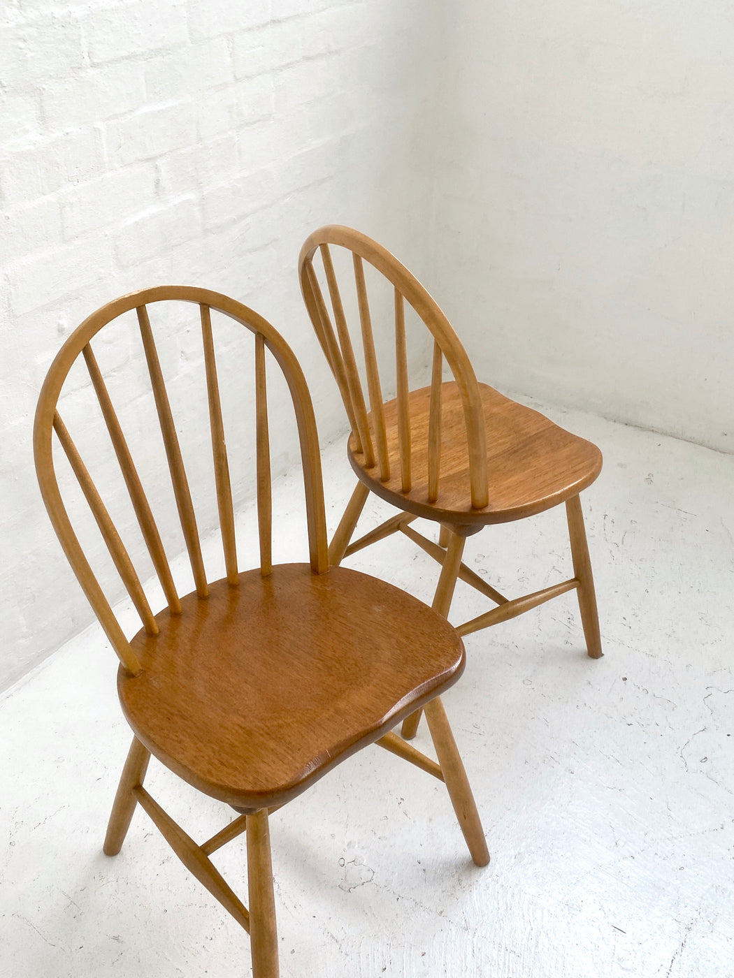 Set of four Swedish Spindle Back Chairs