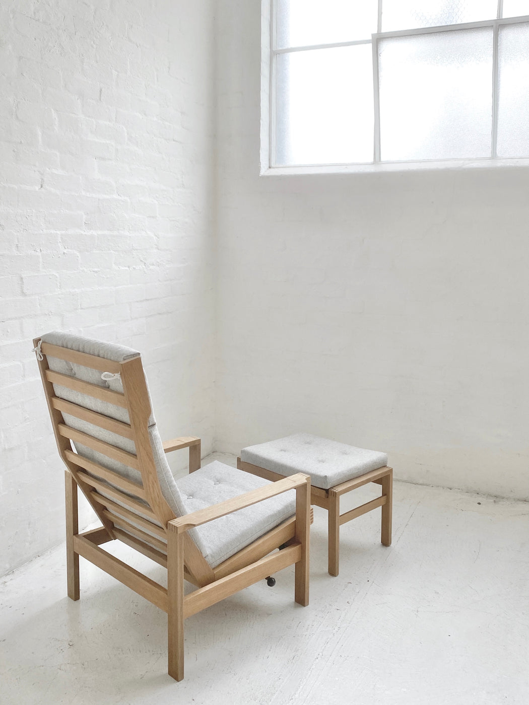 Madsen & Schubell 'MS-45' Chair & Footstool