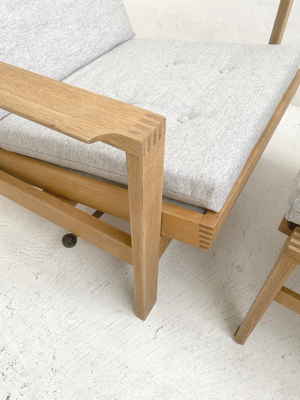 Madsen & Schubell 'MS-45' Chair & Footstool