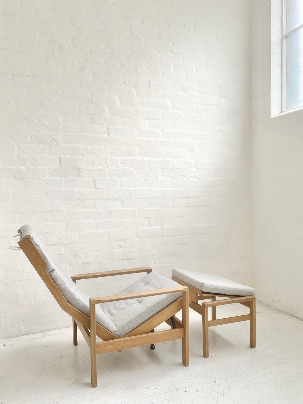 Madsen & Schubell 'MS-45' Chair & Footstool