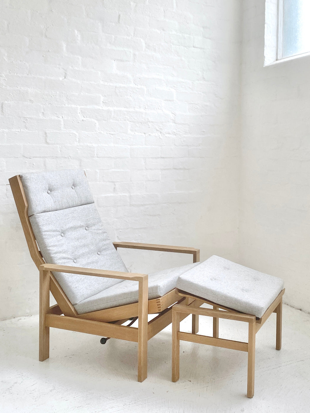 Madsen & Schubell 'MS-45' Chair & Footstool