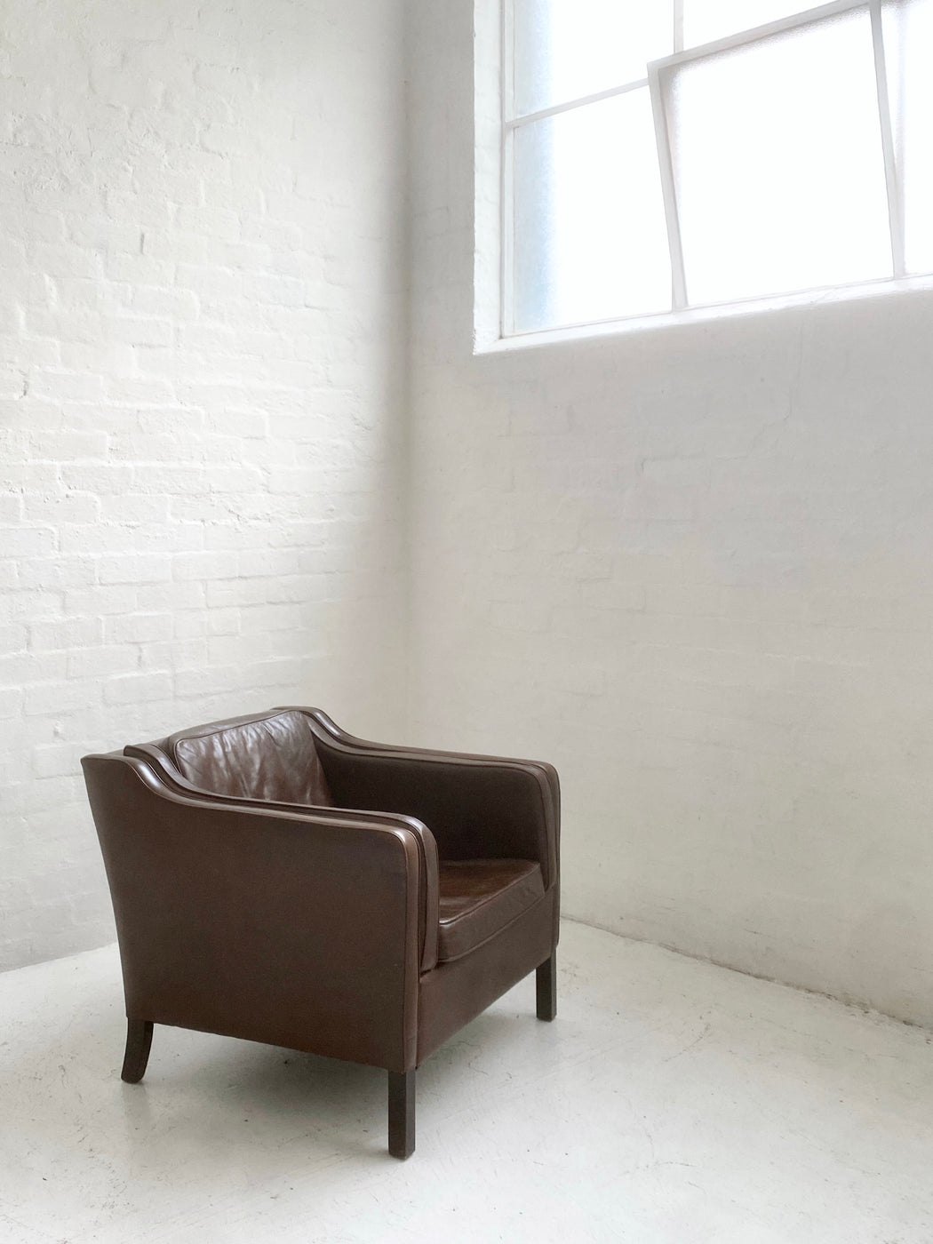 Mogens Hansen Leather Lounge Chair