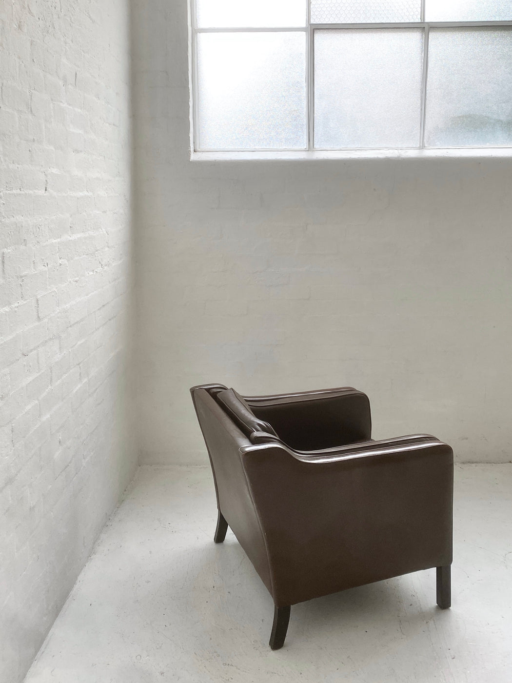 Mogens Hansen Leather Lounge Chair