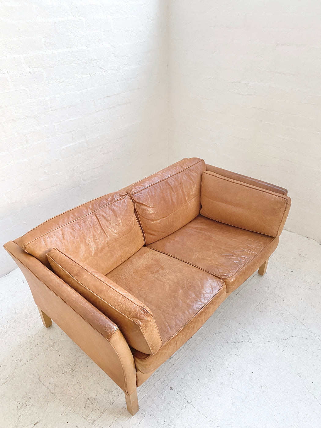 Mogens Hansen Leather Sofa
