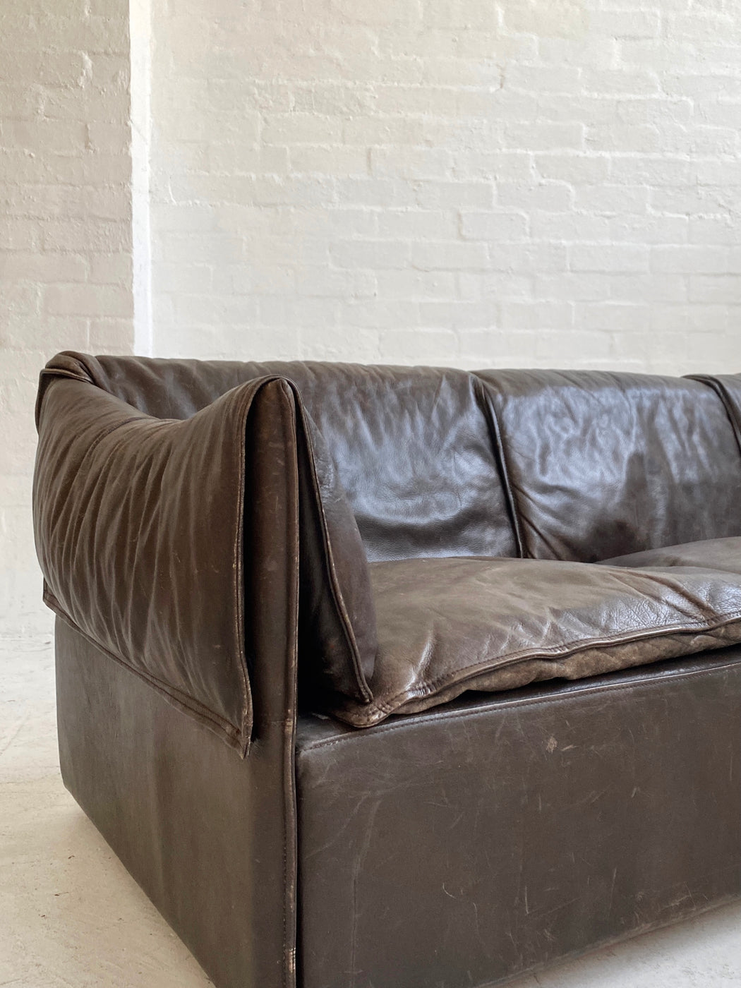 Niels Bendtsen 'Lotus' Leather Sofa