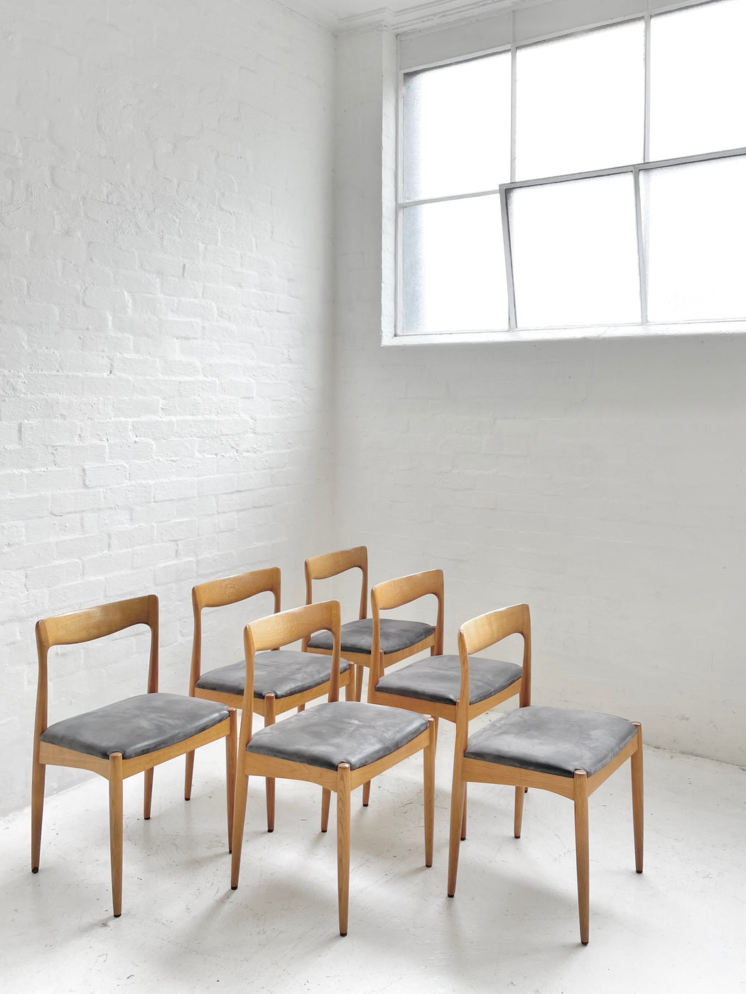 Arne Vodder Oak Dining Chairs