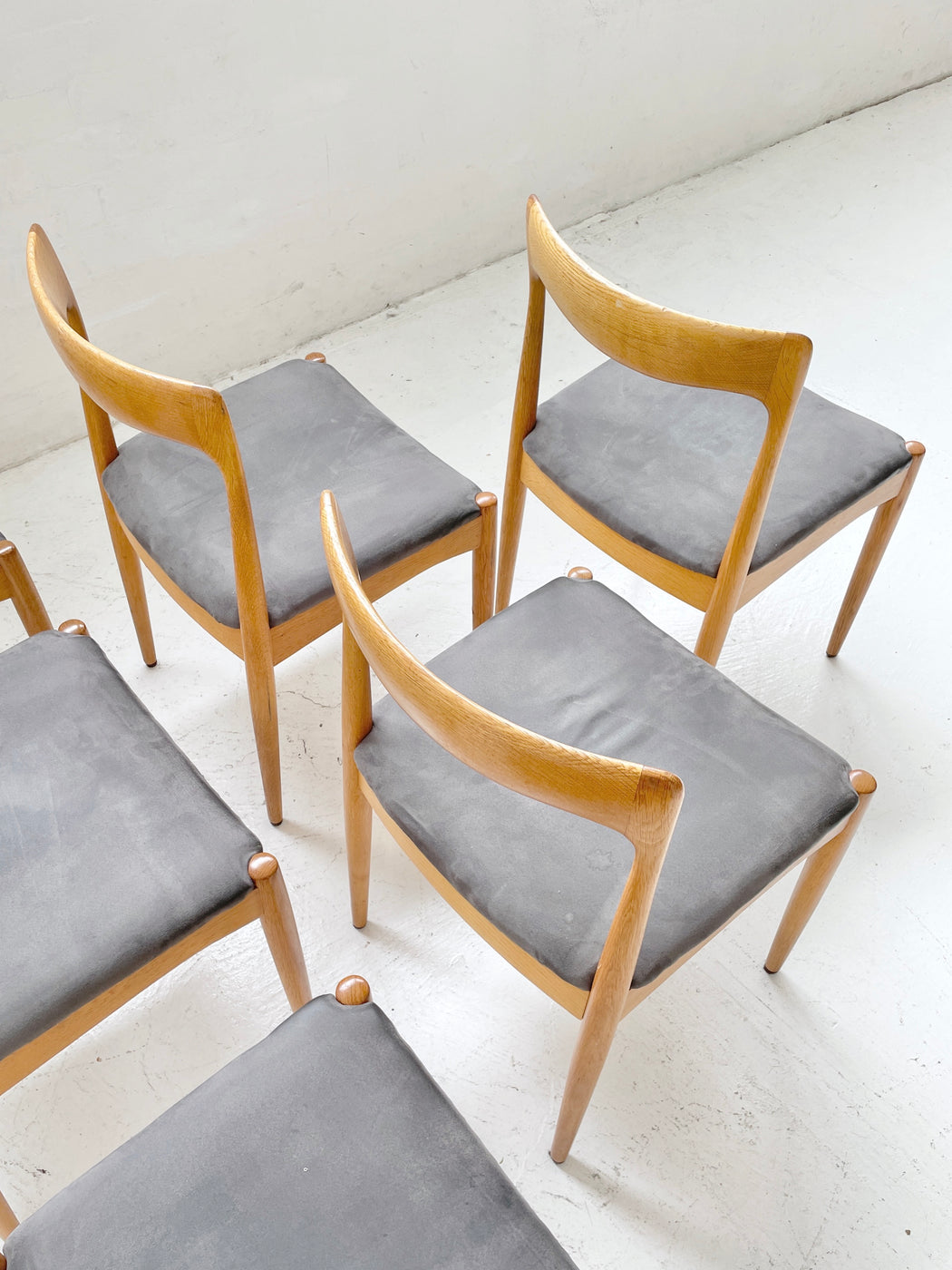 Arne Vodder Oak Dining Chairs