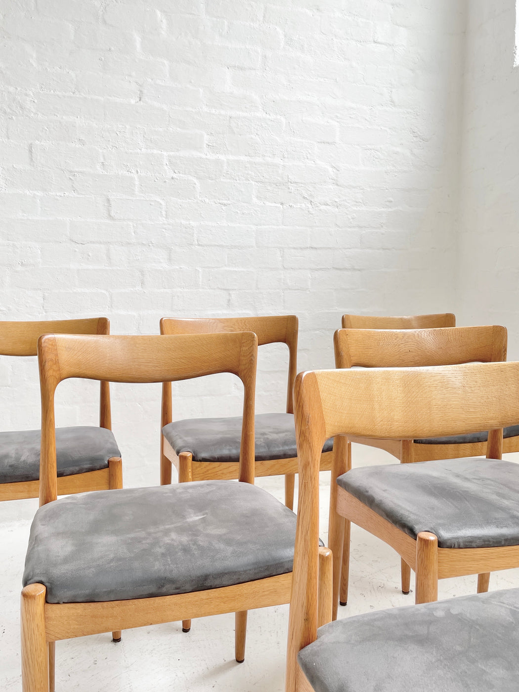Arne Vodder Oak Dining Chairs