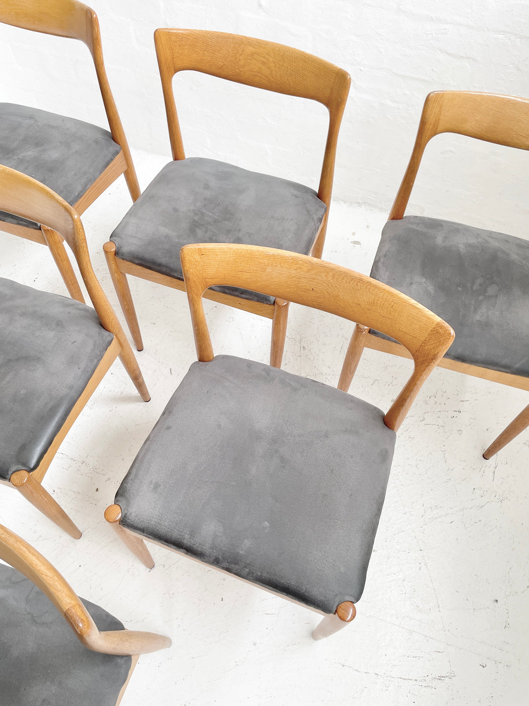 Arne Vodder Oak Dining Chairs