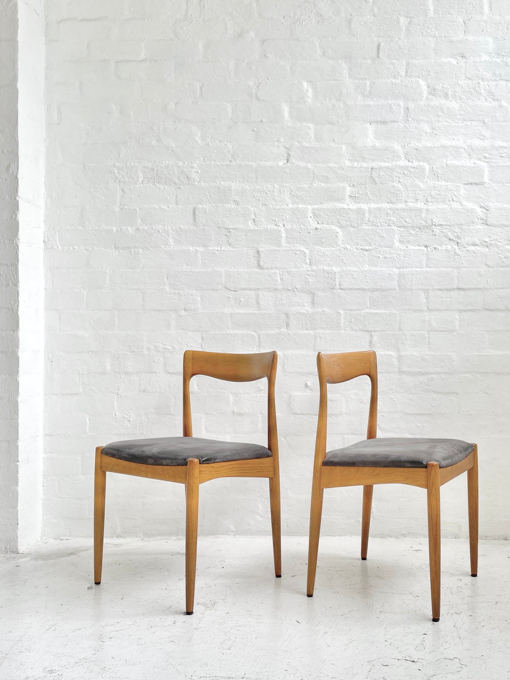 Arne Vodder Oak Dining Chairs