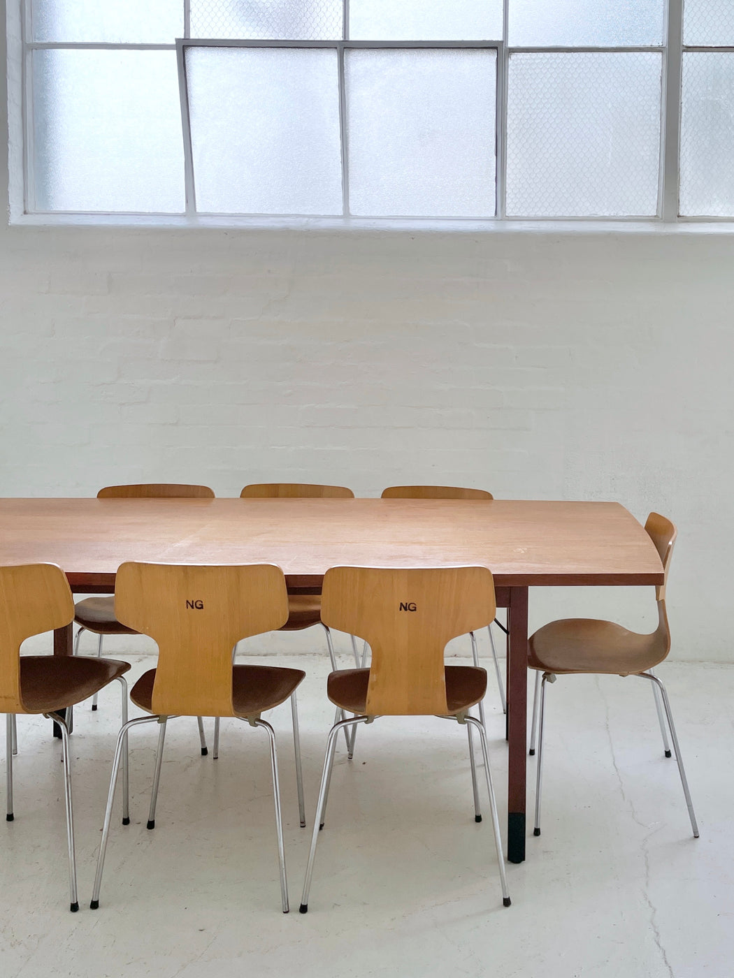 Large Teak Table by Nipu Møbler