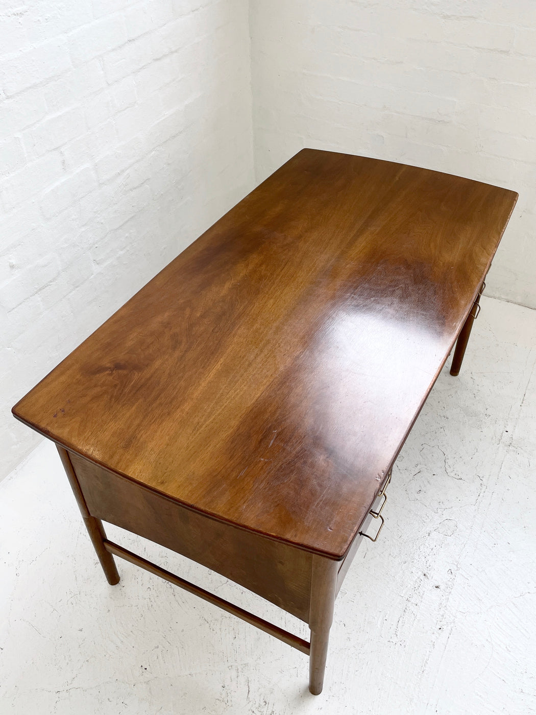 Classic Danish Walnut Writing Desk