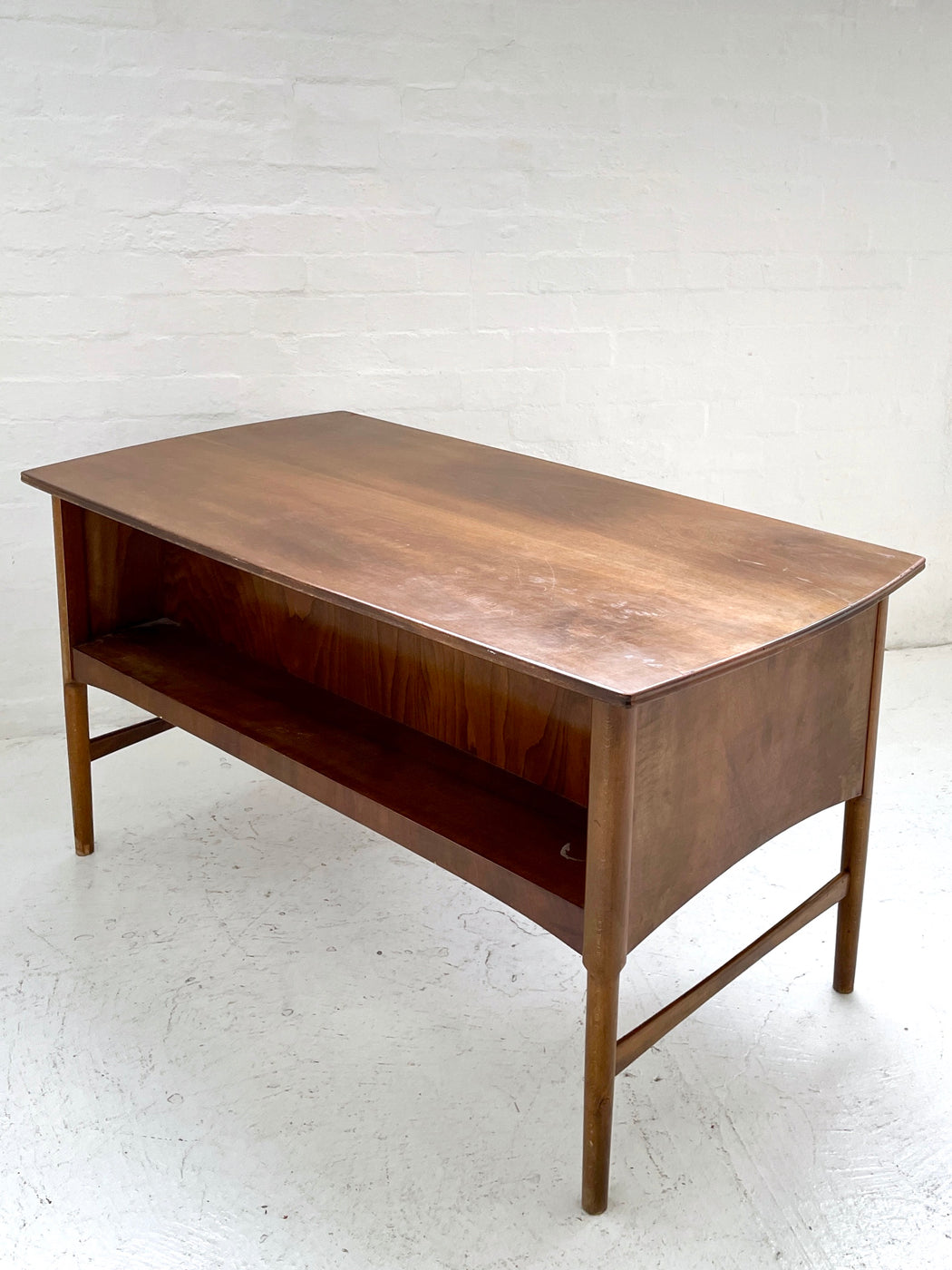 Classic Danish Walnut Writing Desk