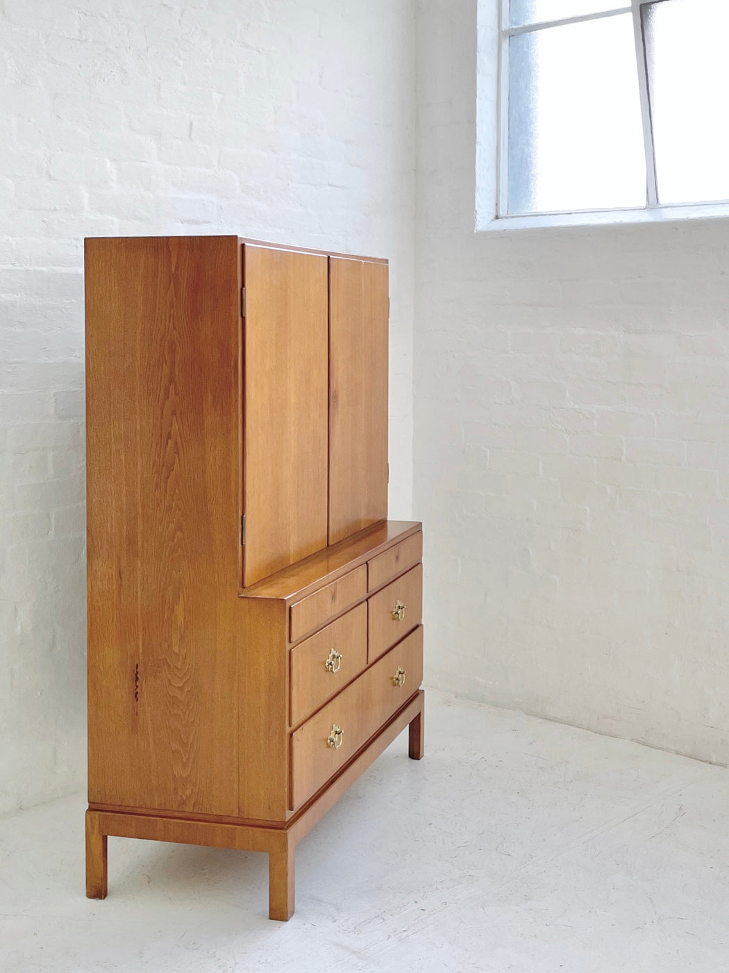 Danish Oak Sideboard Cabinet
