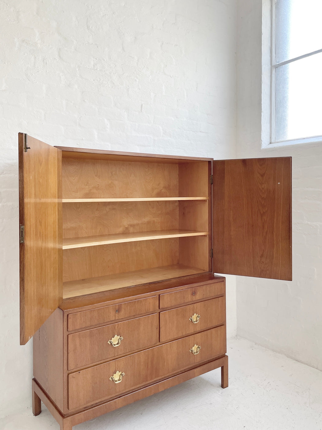 Danish Oak Sideboard Cabinet
