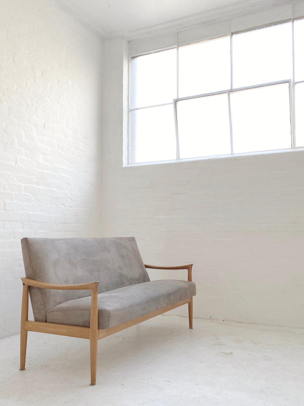 Fritz Hansen Oak Settee