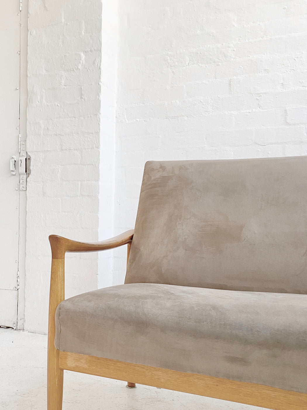 Fritz Hansen Oak Settee