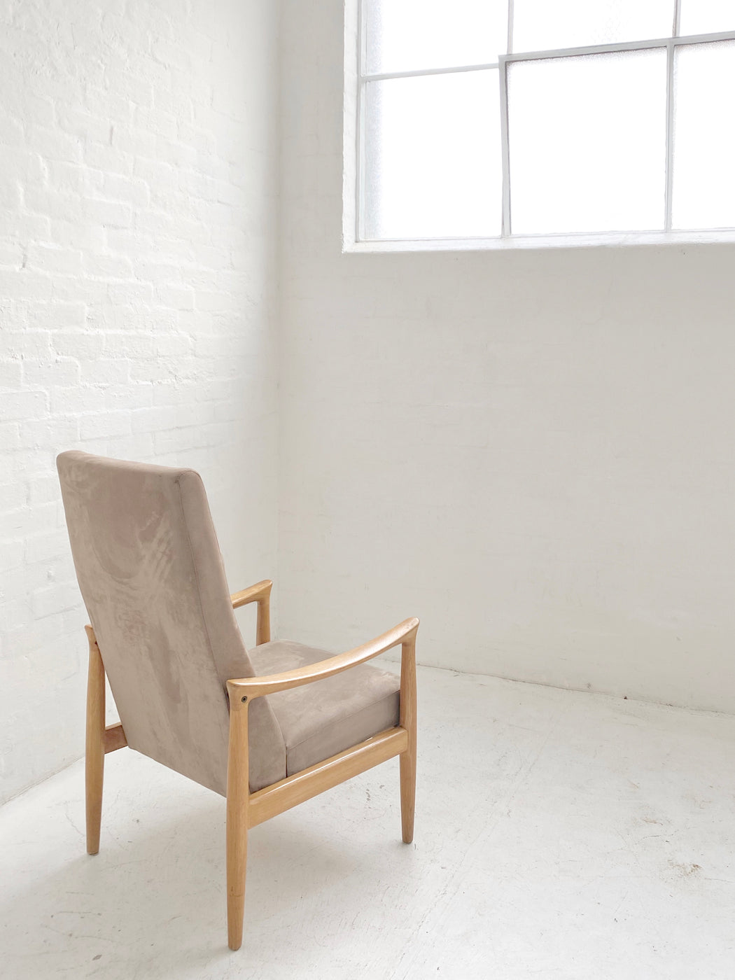 Fritz Hansen Oak Lounge Chair