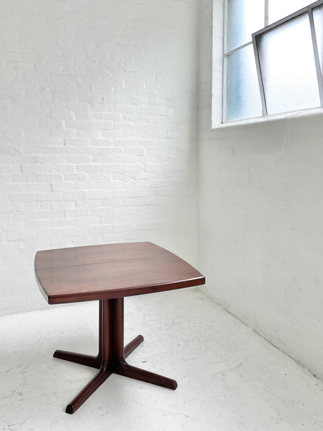 Danish 1970s Pedestal Dining Table