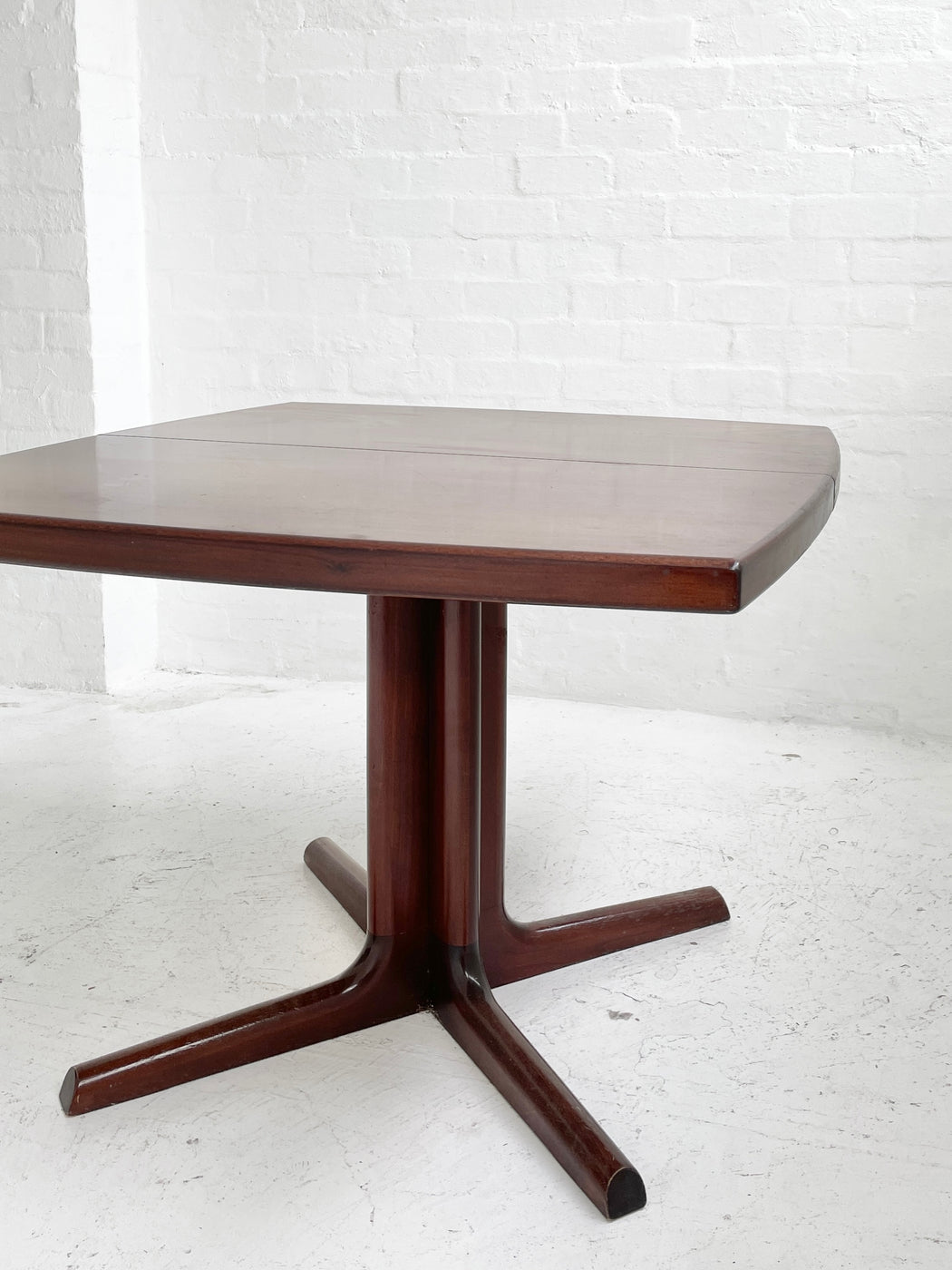 Danish 1970s Pedestal Dining Table