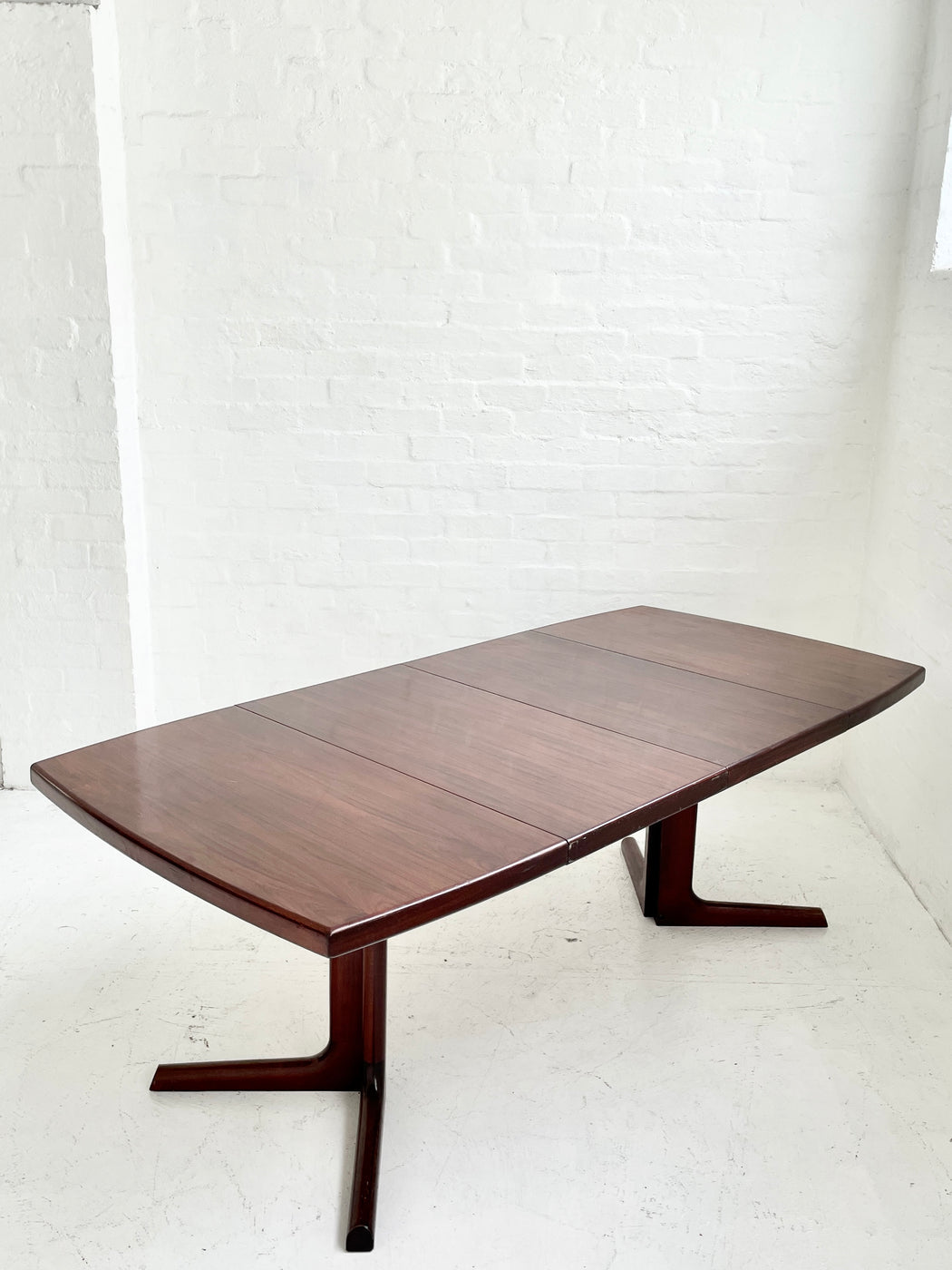 Danish 1970s Pedestal Dining Table
