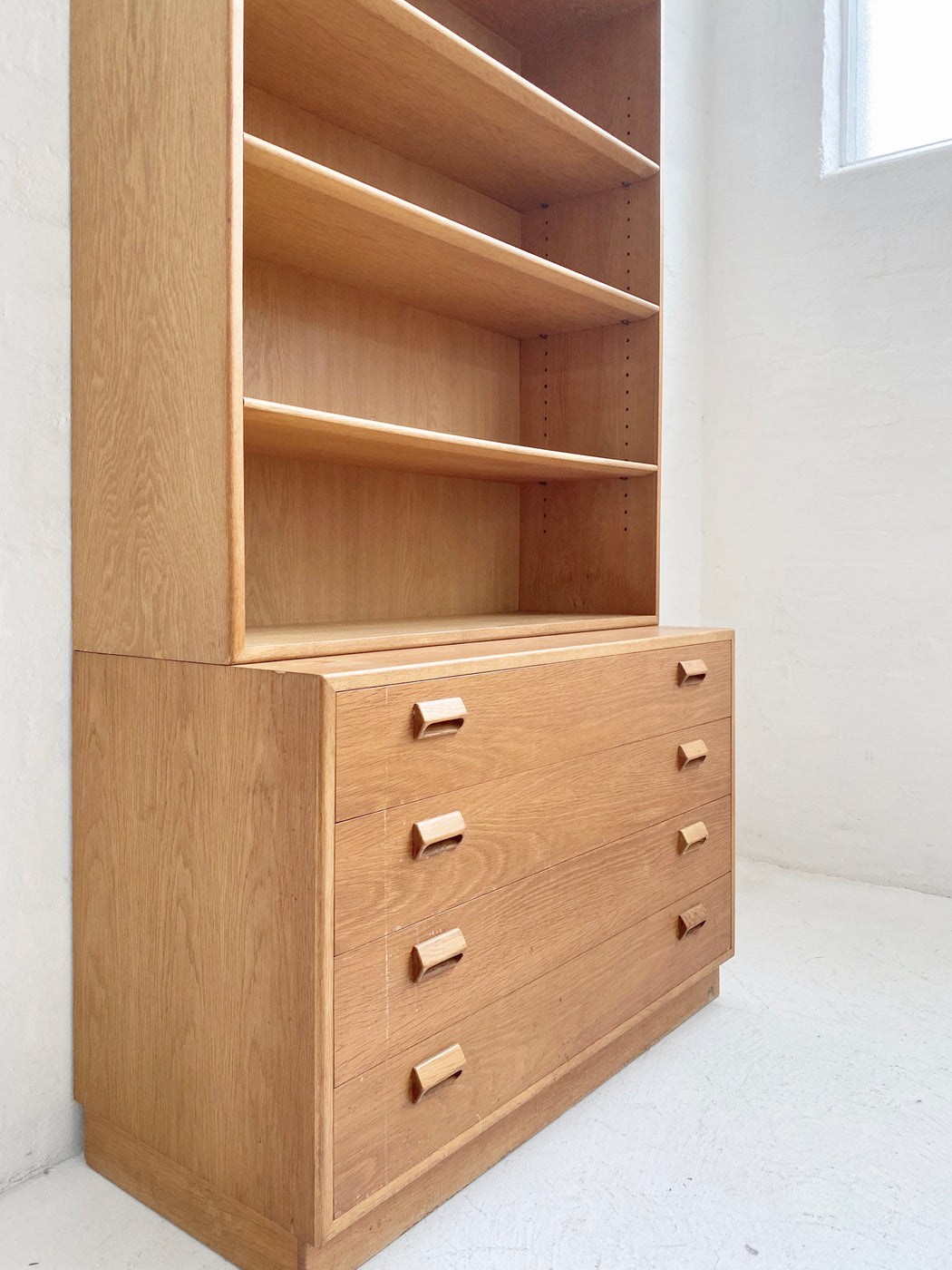 Børge Mogensen Oak Drawers & Bookcase