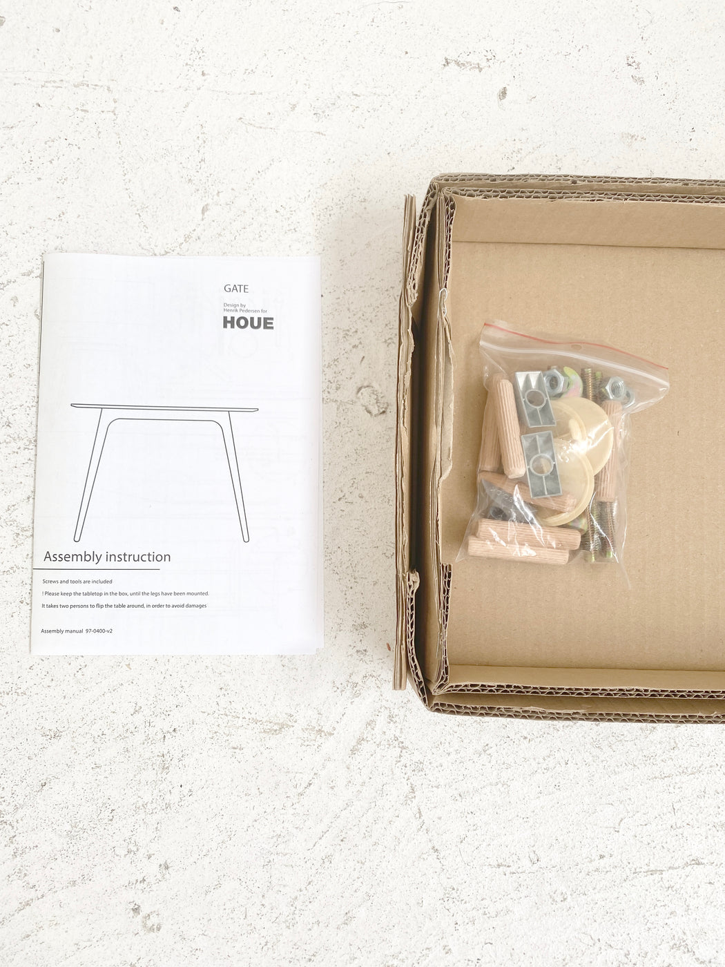 New-old stock Henrik Pedersen 'Gate' Table Legs
