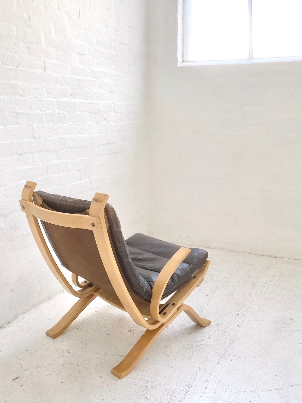 Danish Leather Sling Chair