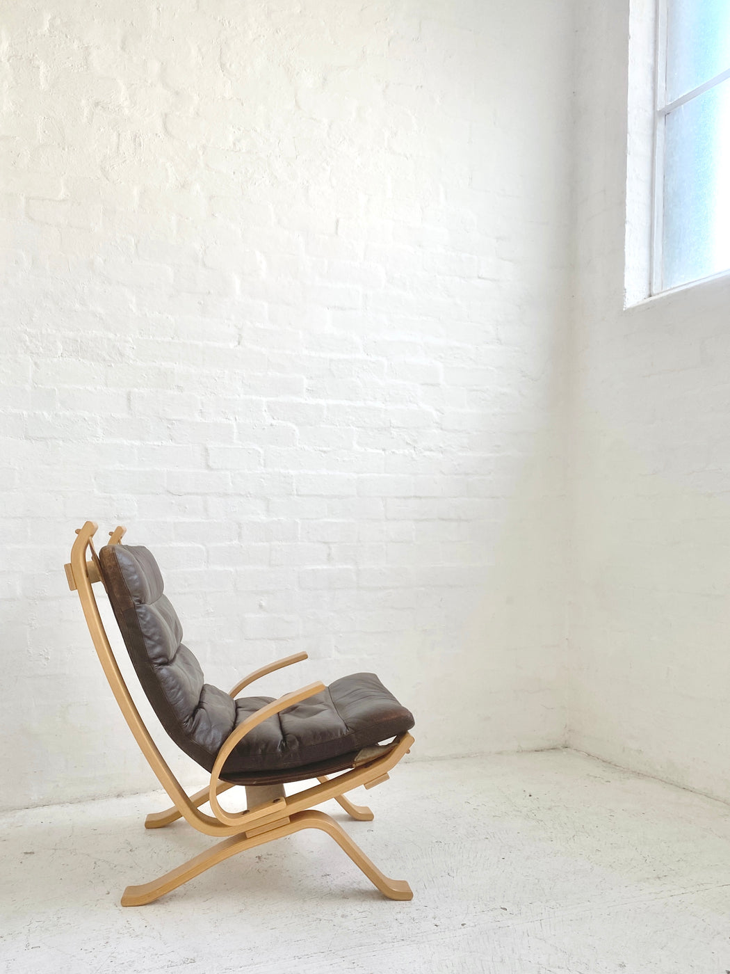 Danish Leather Sling Chair