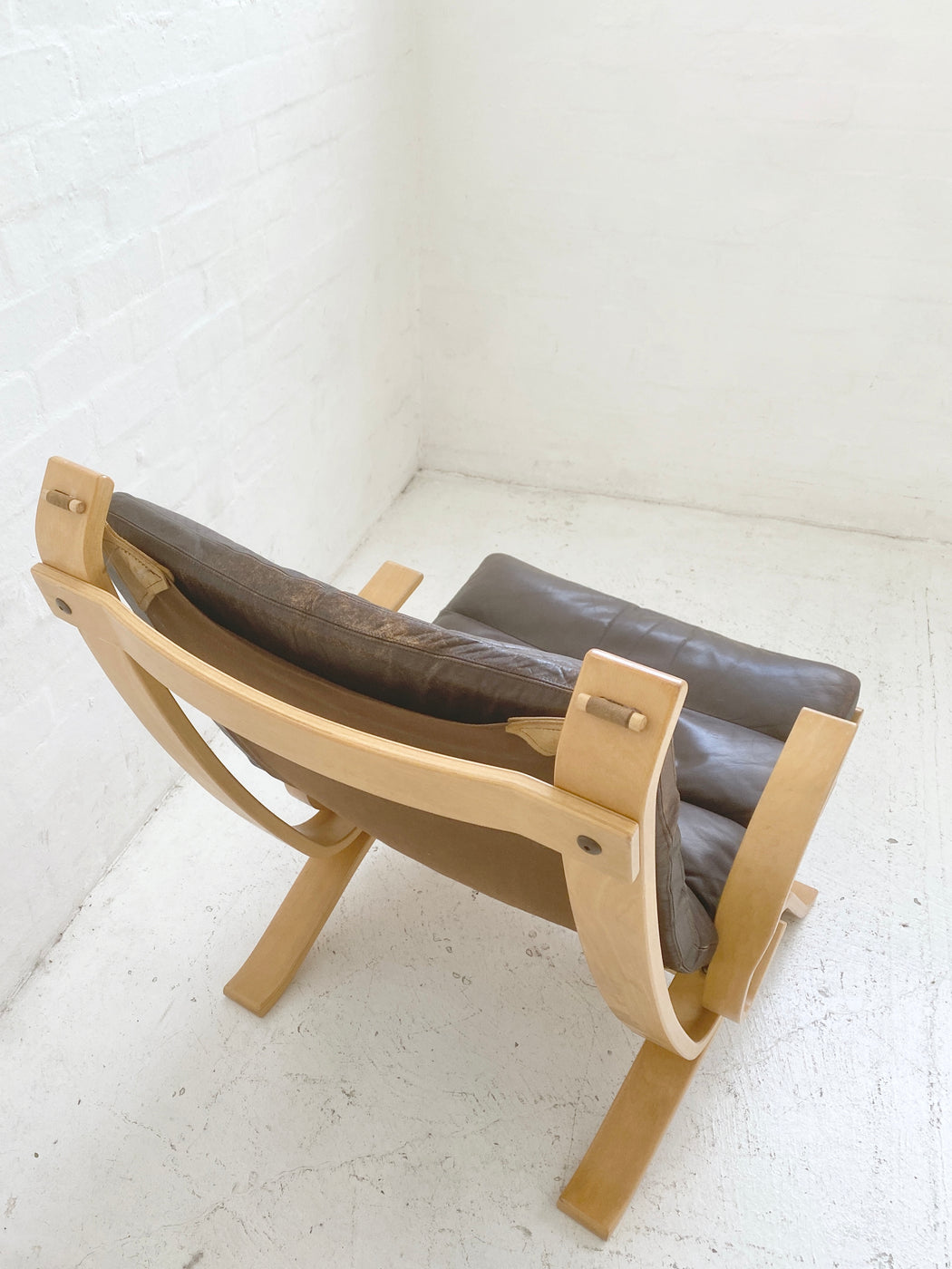 Danish Leather Sling Chair