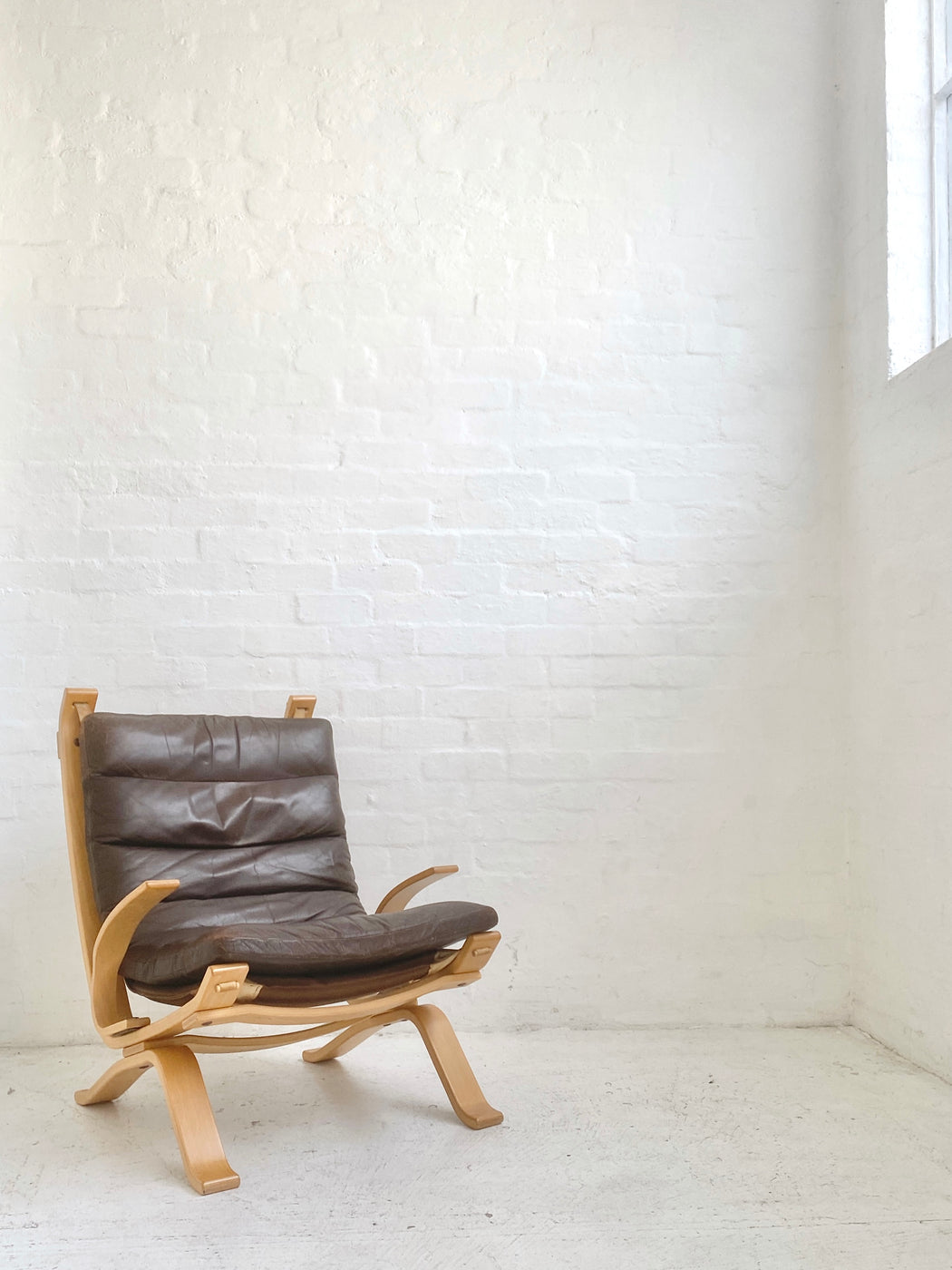 Danish Leather Sling Chair