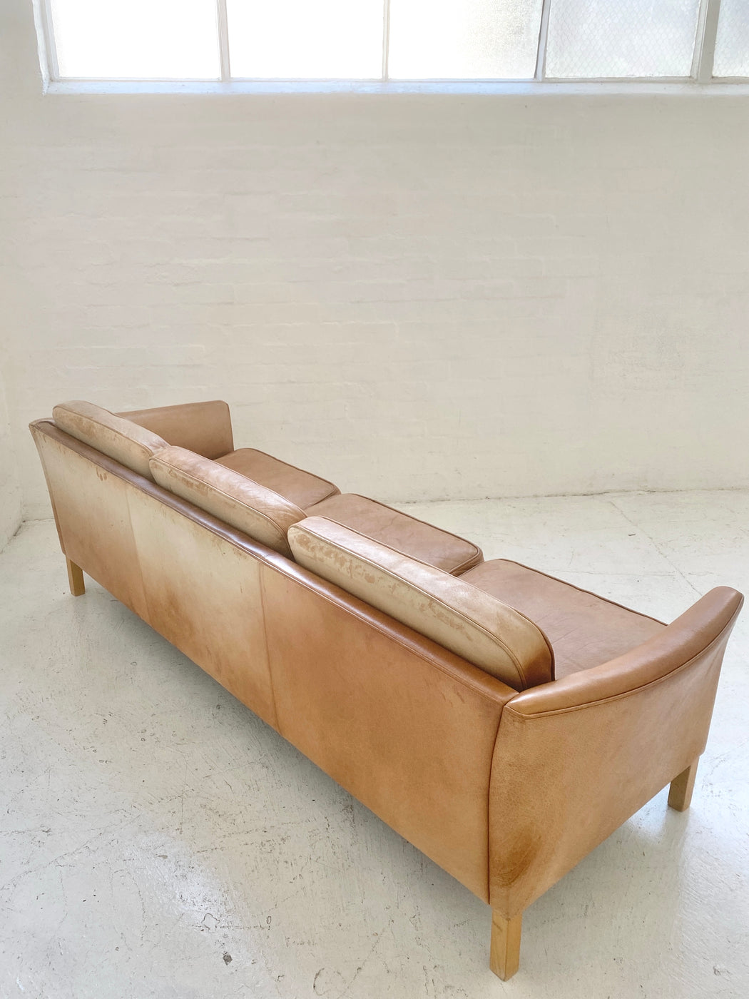 Danish Leather Sofa